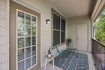 Private balcony and patio